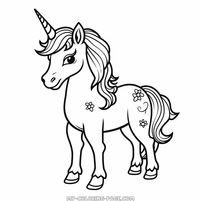 Emoji Unicorn Coloring Page My Coloring Page - vrogue.co