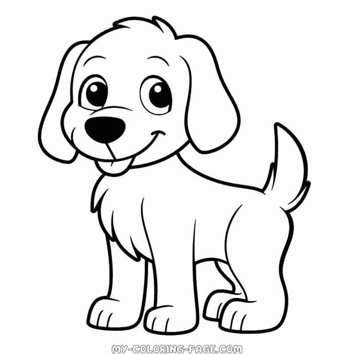 printable dog coloring page | My Coloring Page