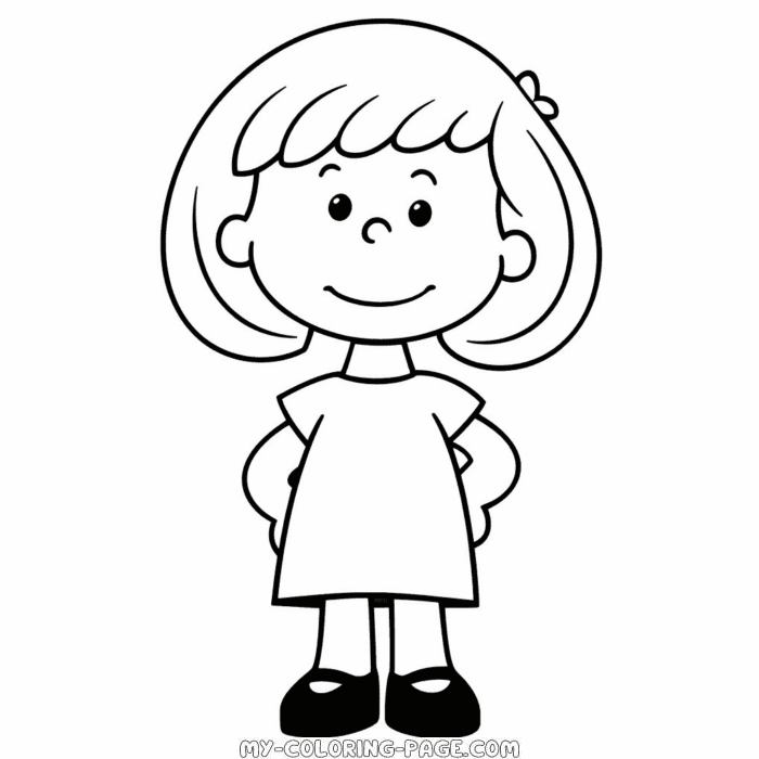 Lucy Van Pelt Peanuts Coloring Page My Coloring Page - vrogue.co