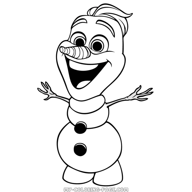 Olaf Frozen coloring page | My Coloring Page